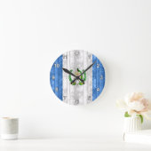 Horloge Ronde Wooden Alan (Maison)