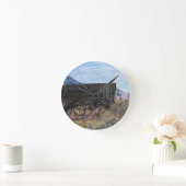 Horloge Ronde Wooden Wagon (Maison)