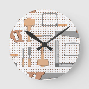 Horloge Ronde Woodshop