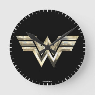 Horloge Ronde WW84 Logo de Golden Wonder Woman