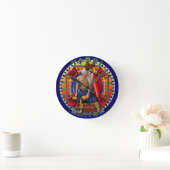 Horloge Ronde Yaqui Nation Deer Dancer (Maison)