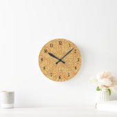 Horloge Ronde Yellow scribbled (Maison)