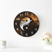 Horloge ronde Yin et Yang (Maison)