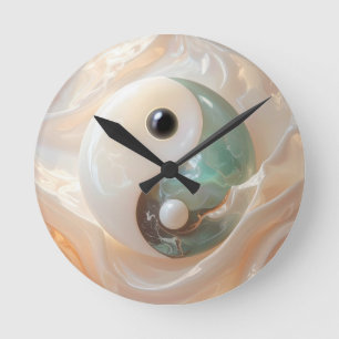 Horloge Ronde YIN ET YANG - Yijing