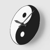 Horloge Ronde Yin et yang (yin-yang, yin yang, 陰 陽). (Angle)