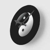 Horloge Ronde Yin Yang (Angle)