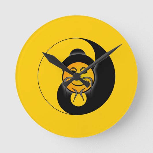 Horloge Ronde Yin Yang (Recto)