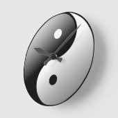 Horloge Ronde Yin Yang (Angle)