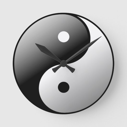 Horloge Ronde Yin Yang (Recto)
