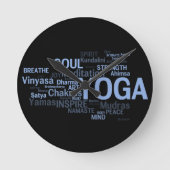 Horloge Ronde YOGA Wall Clock (Recto)