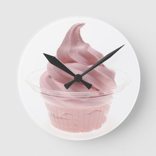 Horloge Ronde Yogurt glacé (Recto)