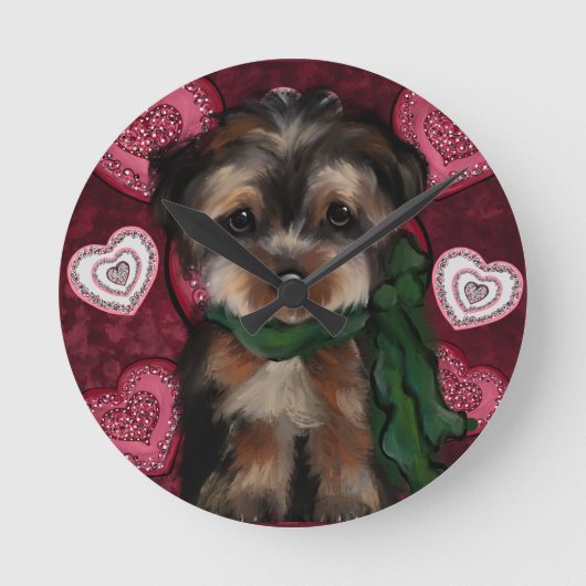 HORLOGE RONDE YORKIE (Recto)