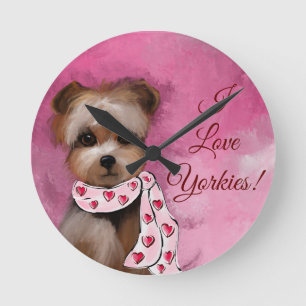 HORLOGE RONDE YORKIE          