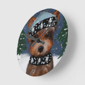 Horloge Ronde Yorkie (Angle)