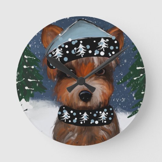 Horloge Ronde Yorkie (Recto)