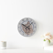 Horloge Ronde Yorkie (Maison)