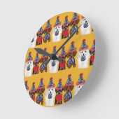 Horloge Ronde Yorkie Poo (Angle)