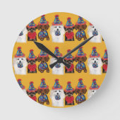 Horloge Ronde Yorkie Poo (Recto)