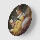 Horloge Ronde Young Girl Reading, c.1776 (Angle)