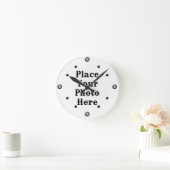 Horloge Ronde Your Photo Here Wall Clock (Maison)