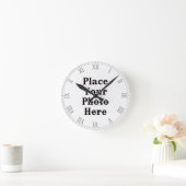 Horloge Ronde Your Photo Here Wall Clock (Maison)