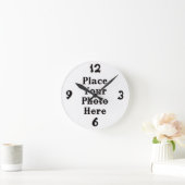 Horloge Ronde Your Photo Here Wall Clock (Maison)