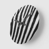 Horloge Ronde zebra Stripes (Angle)