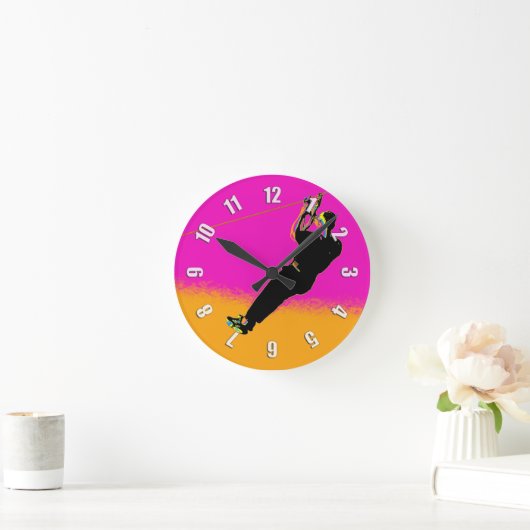 Horloge Ronde Zipliner ! - Ziplining Pro (Maison)