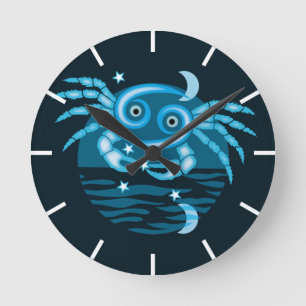 Horloge Ronde Zodiac Star Sign - Cancer
