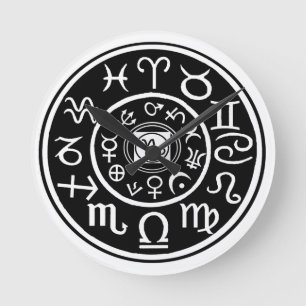 Horloge Ronde Zodiaque - constellation du Capricorne