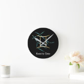 Horloge Ronde Zodiaque Gemini Round Clock (Maison)