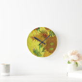 Horloge Ronde Zonnebloemen (Van Gogh) (Maison)