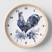 Horloge "Rooster" Style Willow Bleu (Recto)