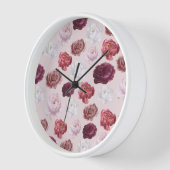 Horloge Rose Blossom - Romance intemporelle pour la Saint- (Angle)