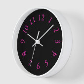 Horloge Rose chaud (Angle)