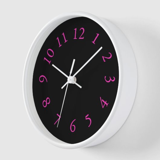 Horloge Rose chaud (Angle)
