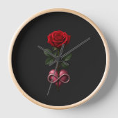 Horloge Rose d'Amour Infini (Recto)