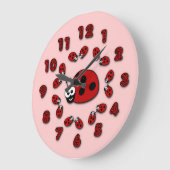Horloge rose de Ladybug (Angle)