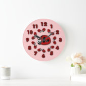 Horloge rose de Ladybug (Maison)