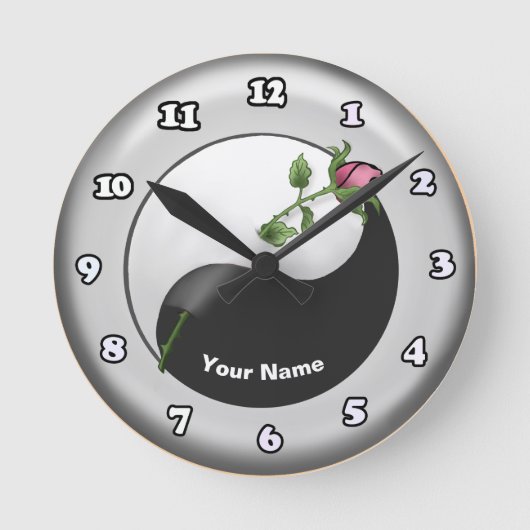 Horloge Rose de Yin Yang (Recto)