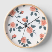 Horloge Rose élégant (Recto)