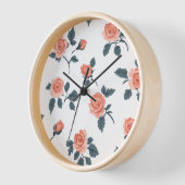 Horloge Rose élégant (Angle)