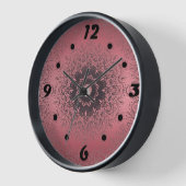 Horloge rose et gris (Angle)