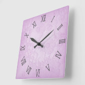 Horloge rose florale (Angle)