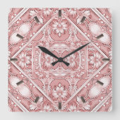 Horloge rose florale (Recto)