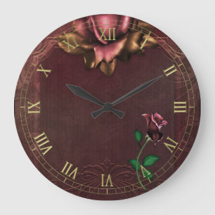 Horloge Rose Goth