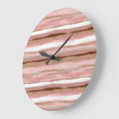 Horloge rose Parties scintillant or rayé (Angle)