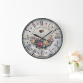 Horloge Rose vintage (Maison)