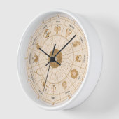 Horloge Roue de Zodiac Ouest - (Angle)