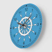 Horloge - Roue d'expédition blanche (Angle)